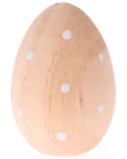Påskeæg i træ - 5,5 cm