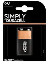 DURACELL Simply Batteri 9V 1 stk.