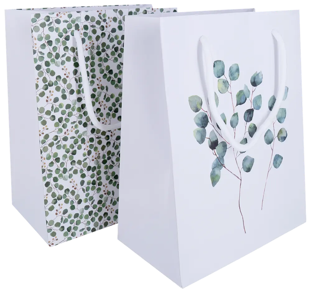 Presentpåse eukalyptus - olika varianter