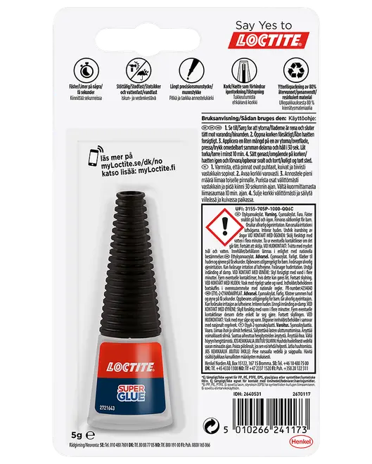 SuperAttak Loctite precision superlim 5 g