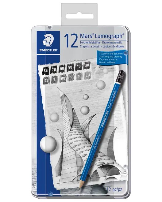 Staedtler Tegneblyant Lumograph Mars 12-pak