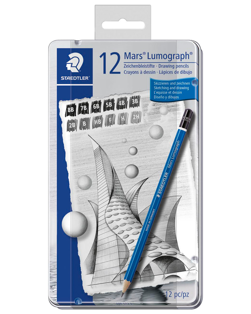 Staedtler Tegneblyant Lumograph Mars 12-pak