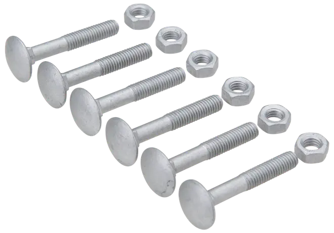 Vagnsbult med mutter 6x40 6 st