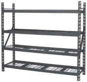 Rockfort Stålreol med 4 hylder 183 x 196 x 60 cm