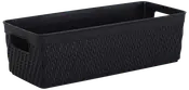 Plastikkurv lang - sort