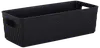 Plastikkurv lang - sort