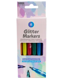 SENSE GLITTERPENNOR 6-PACK