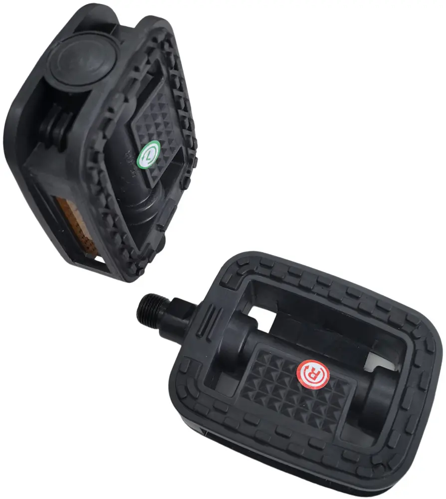 Pedal plast/gummi senior 2 st.
