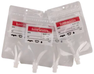 Blodpåse för drycker 4-pack
