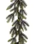 Kunstig fyrrekogle-guirlande med naturtro grønne nåle, tætte grene og diskrete indbyggede LED-lys. Perfekt til jule- eller boligdekoration. Fleksibel og genanvendelig.