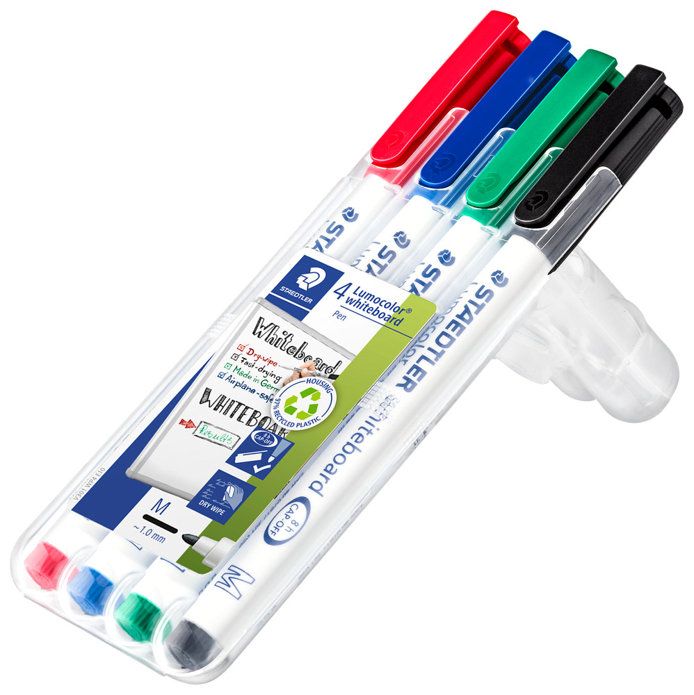 Staedtler Whiteboardpen 4-pak - 1 mm 