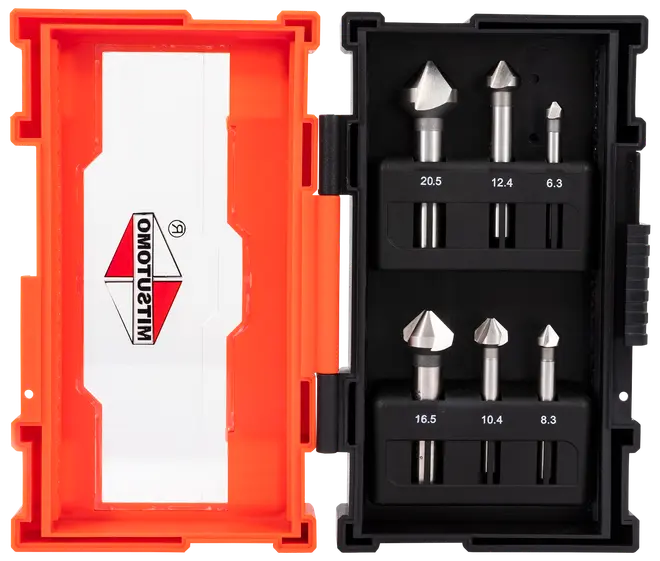 Mitsutomo Forsænkersæt HSS 6 dele