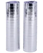 Serpentiner sølv 2-pak