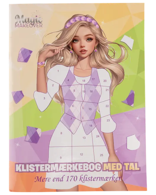 Aktivitetsbog med talklistermærker - assorteret 