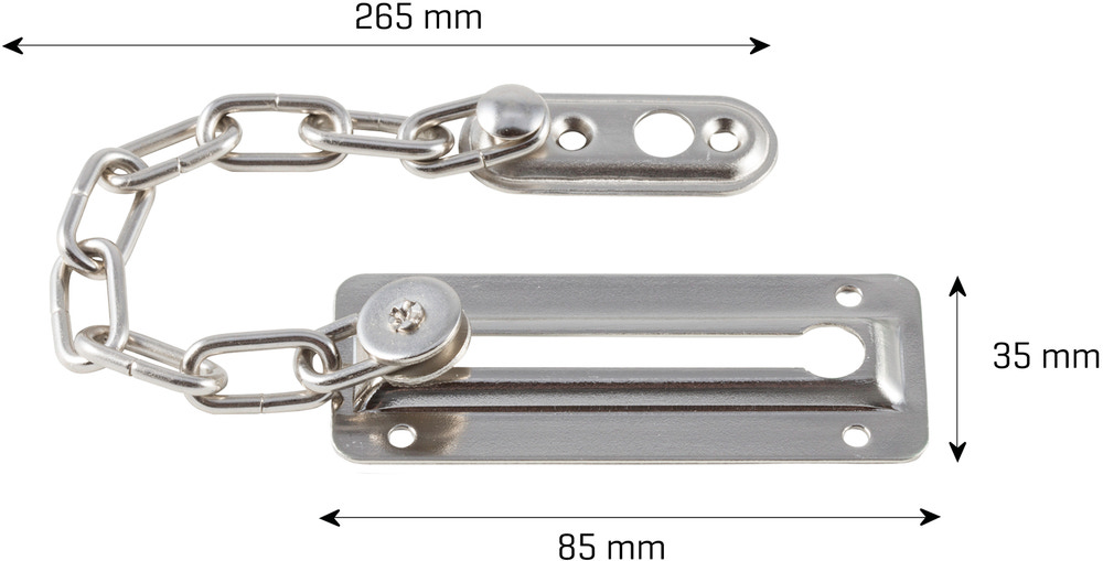jasa Sikkerhedskæde til dør 265 mm
