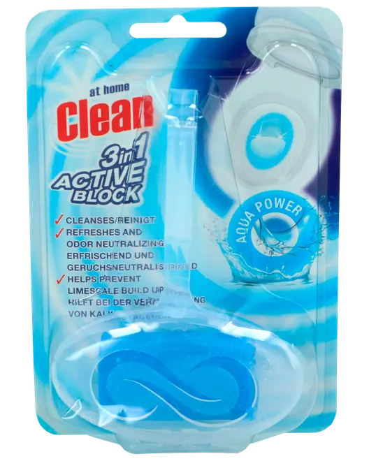 At Home Clean Toiletblok 40 g - Aqua