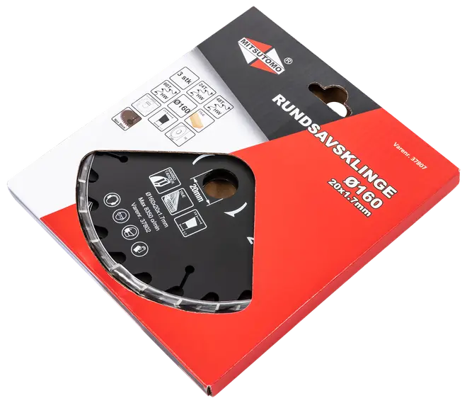 Mitsutomo Rundsavsklinge Sæt Ø160 x 20 mm 3 stk.