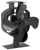 Kaminfläkt med rotation - värmedriven