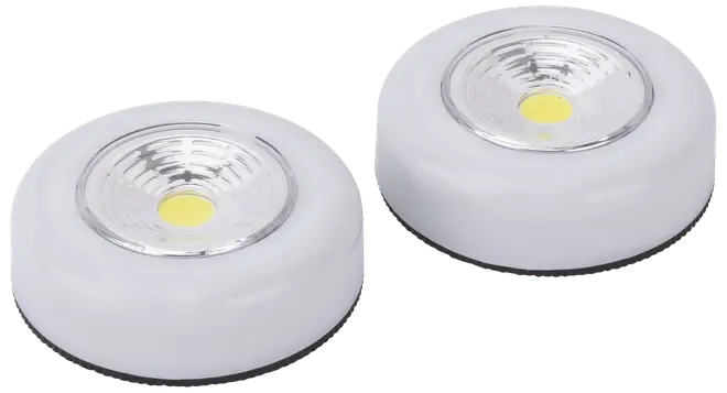 Bright Design Push light LED COB 2-pak