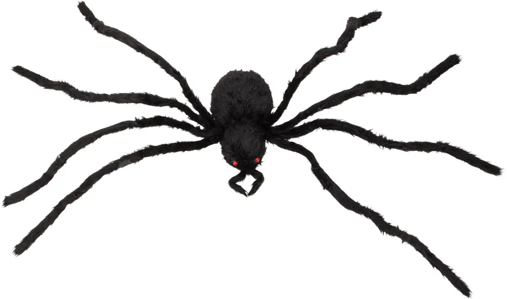 Halloween spindel 170 cm - svart
