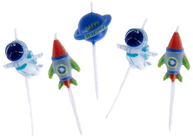 Kagelys 5 stk - Astronaut