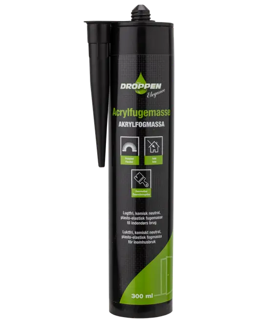 Droppen Elegance Acrylfuge 300 ml - grå 