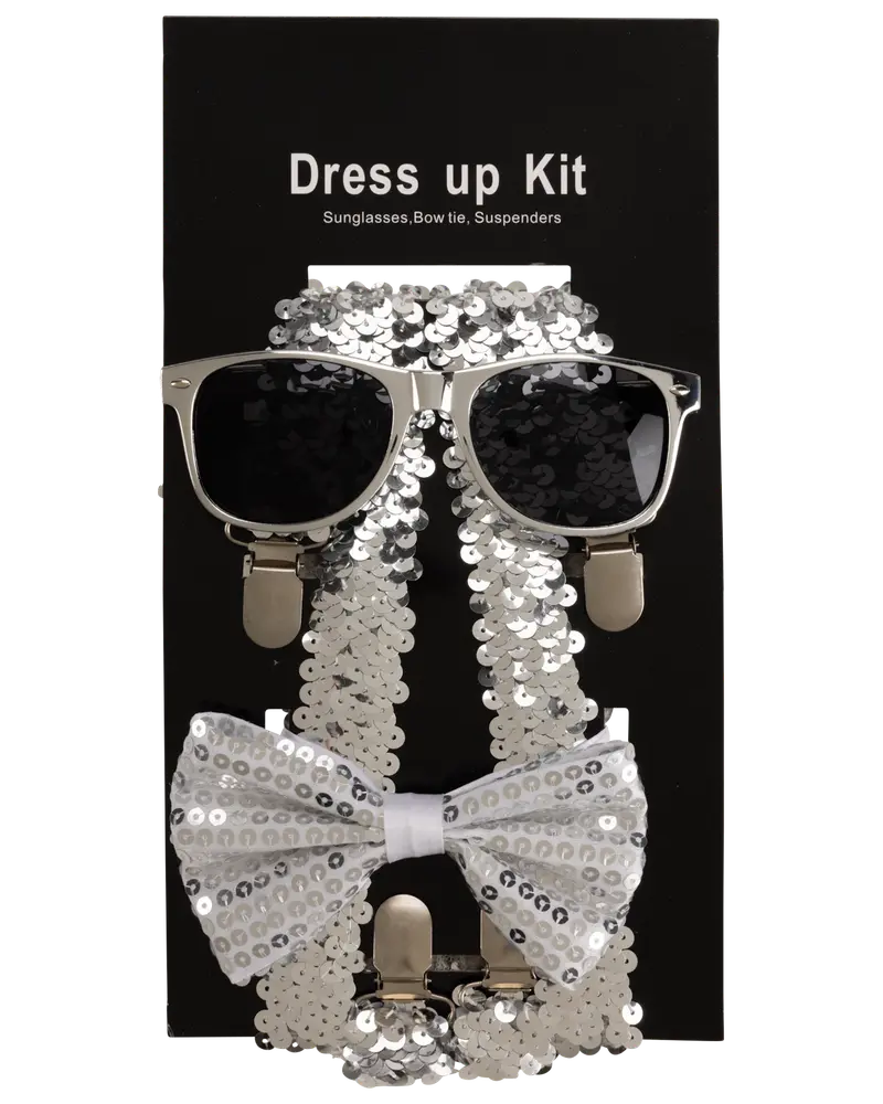 Nyårs accessoarer i silver