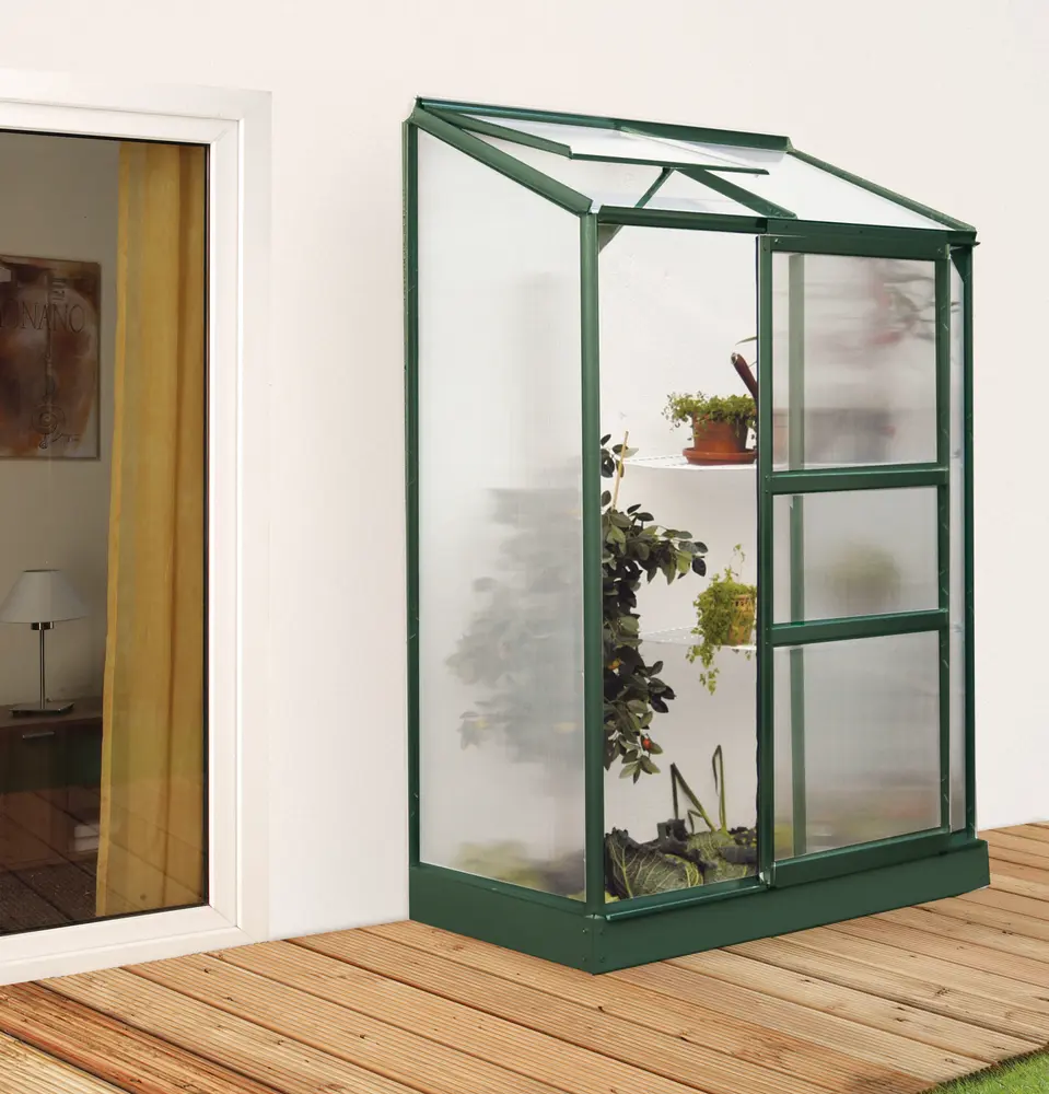 Växthus Ida 900 grön/poly
