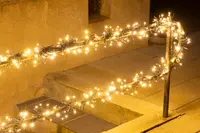 Ljusslinga kluster 768 LED varmvit
