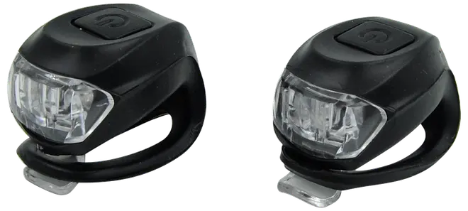 Cykellyktset i silikon svart