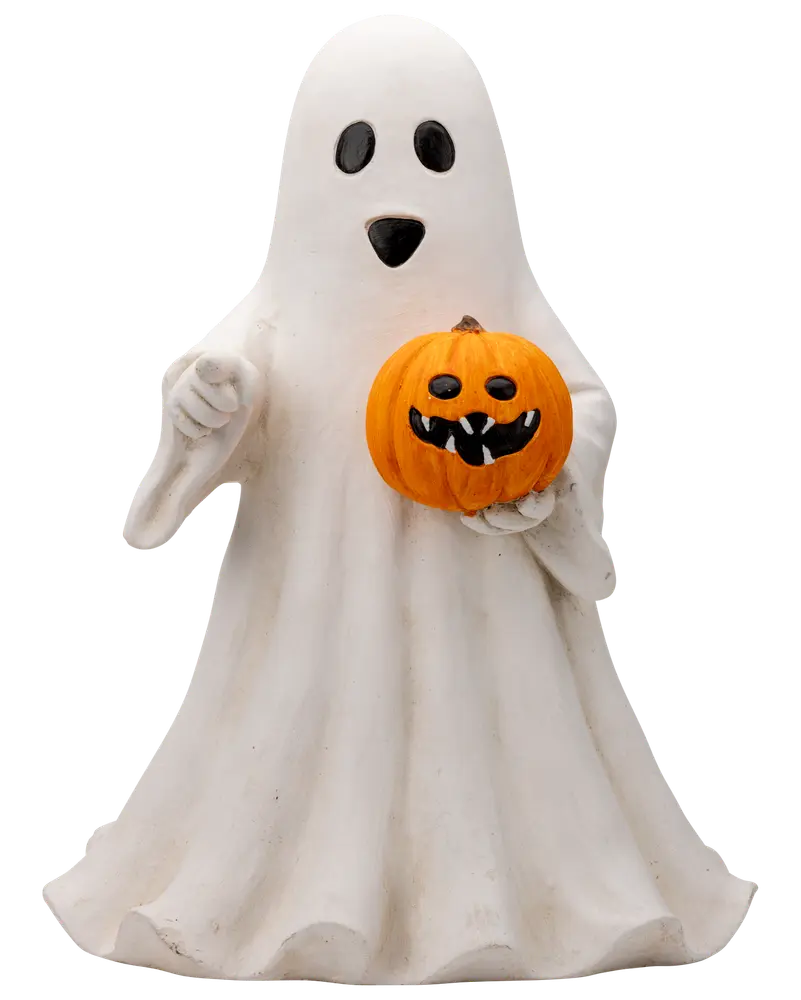 Halloween figur med pumpa 40 cm