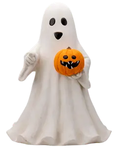 Halloween figur med pumpa 40 cm