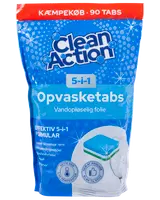 Clean Action Opvasketabs - 90 stk.