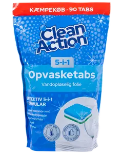 Clean Action Opvasketabs - 90 stk.