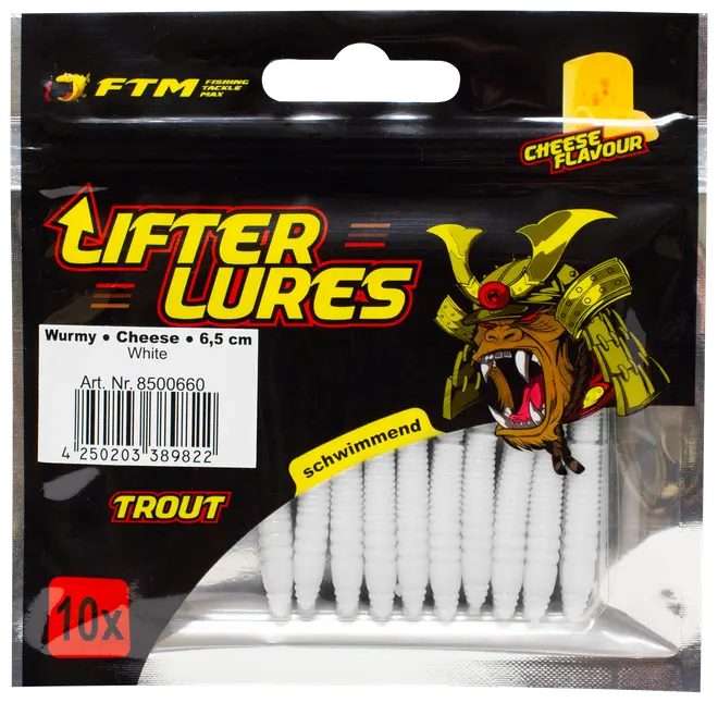 Wurmy Cheese 6,5 cm - White