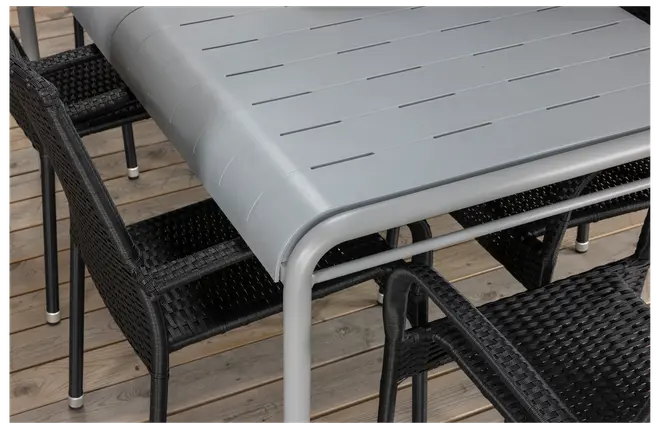 Stort bord - mörkgrå