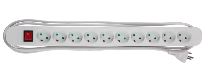 Sartano 10 stikdåse med afbryder og jord