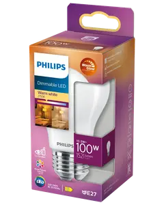 PHILIPS LED normallampa 10,5W E27 A60 dimbar