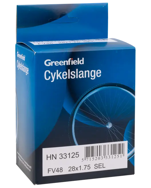 Greenfield Cykelslange FV48 28 x 1,75 selvlap