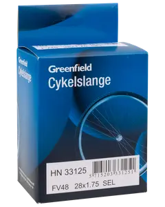 Greenfield Cykelslange FV48 28 x 1,75 selvlap