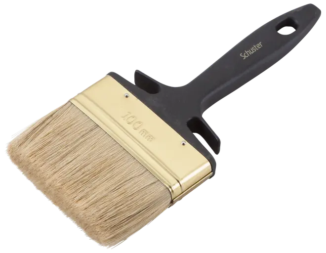 Pensel flat 100 mm svinborst