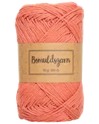 Bomullsgarn 50 g korall