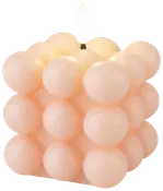 LED-bobbellys H. 7,5 cm - rosa