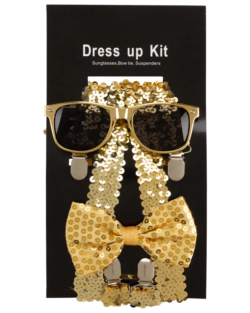 Nyårs accessoarer i guld