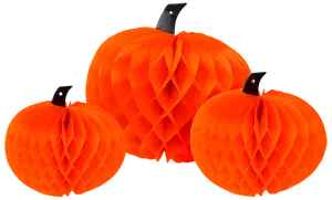 Halloween pumpor 3-pack