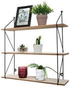 Vægreol med 3 hylder