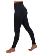 Leggings med hög midja svart