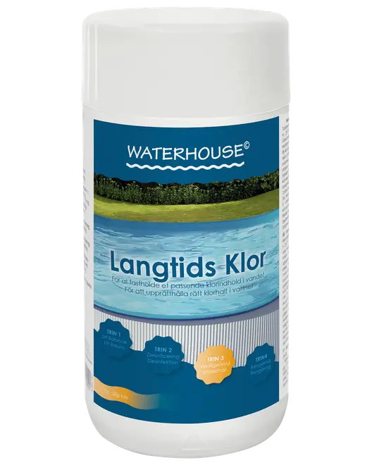 Waterhouse Langtids Klor 1 kg