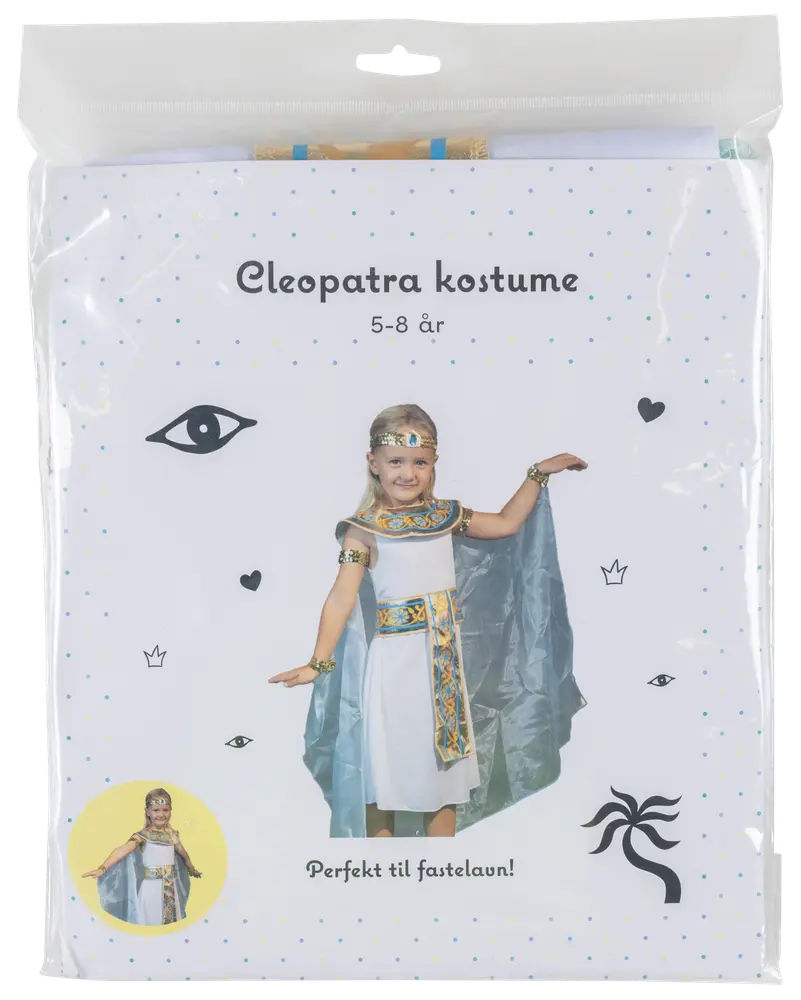 Cleopatra maskeradklänning 5-8 år