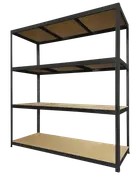 Rockfort Stålreol 4 hylder 180 x 160 x 60 cm